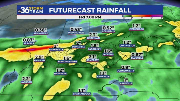More beneficial rain on tap into the mid