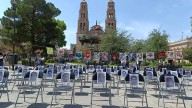 Estudiantes de la Normal de Saucillo exigen justicia a 11 años de la desaparición de los 43 de Ayotzinapa