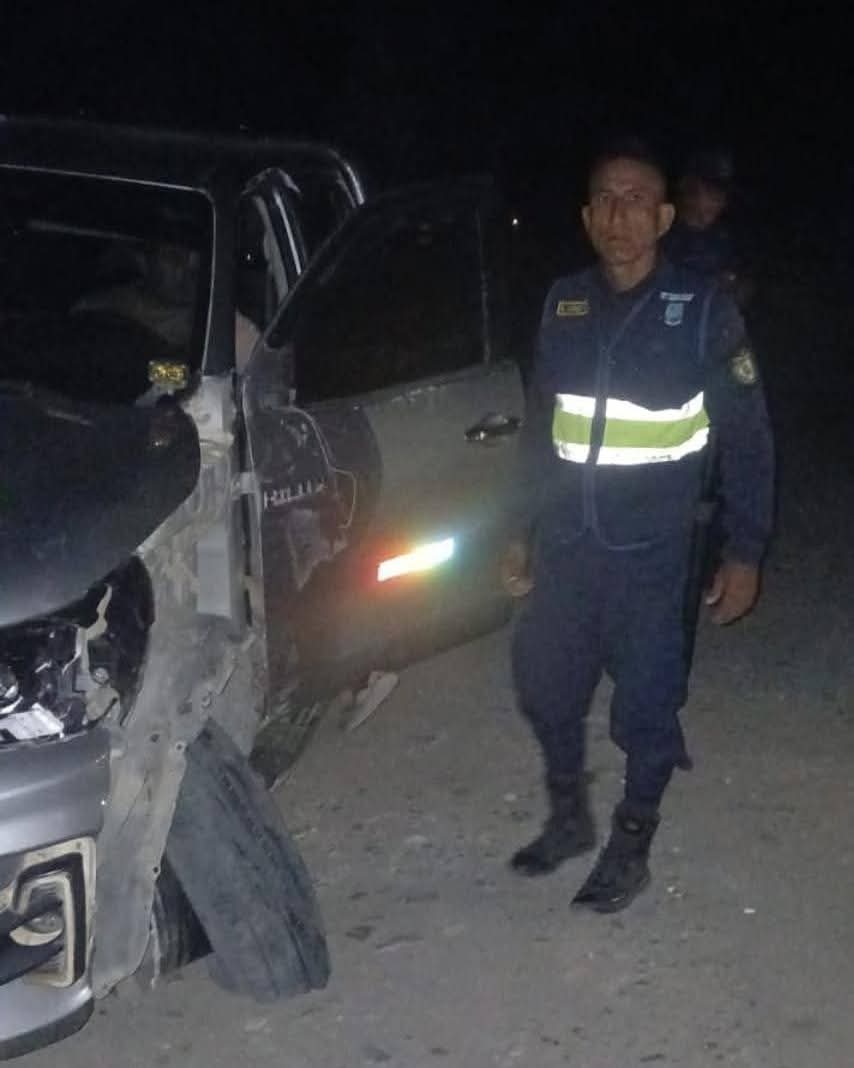 Dos personas resultan heridas tras choque en vía Tambogrande