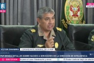 Comandante General PNP: “No ha ocurrido un hackeo de información de inteligencia"