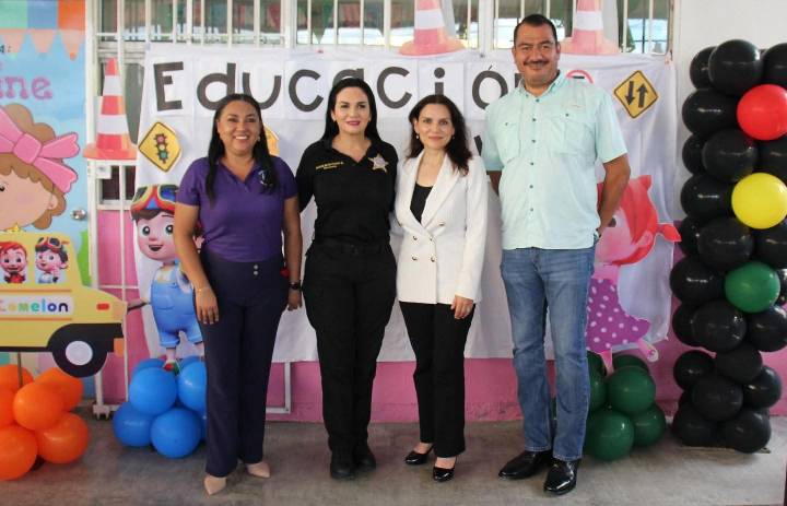 Llevan “Programa de Educación Vial en tu escuela” al Jardín de Niños