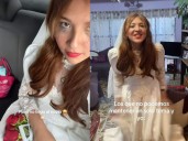 "Me dejó en el altar": la desgarradora historia de una novia viral que rompió internet desde el asiento de un taxi