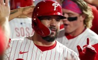 Kyle Schwarber delivers clear message on bigger goals after Phillies break HR record, clinch first