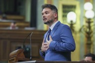 Rufián señala "la torpeza" del PP por no hablar de "genocidio"