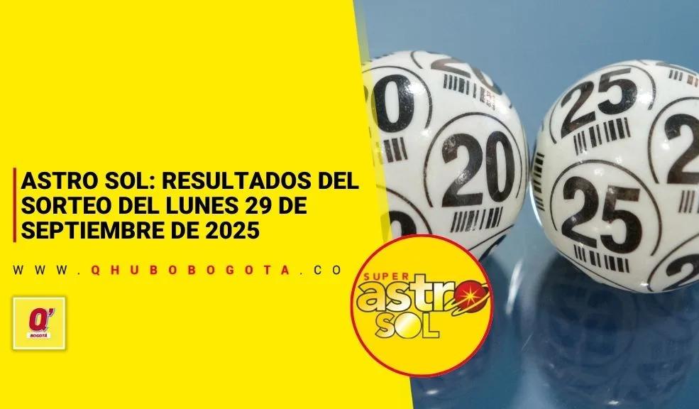 Astro Sol: resultados del sorteo del lunes 29 de septiembre
