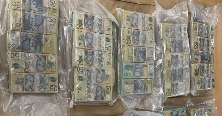 Tasmania news: Man arrested after $1 million in cash found hidden in cardboard box in car