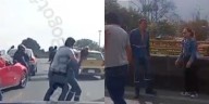 Conductores se fueron a los golpes en pleno trancón en Bogotá: el enfrentamiento quedó captado en video