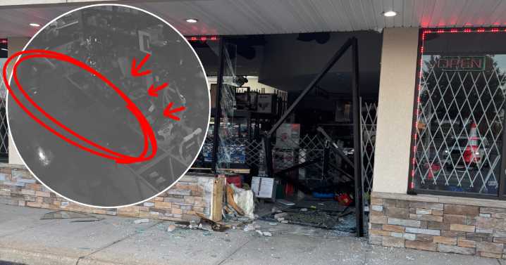 Watch thieves crash into Virginia pawn shop, steal 20+ guns in 60 Sec