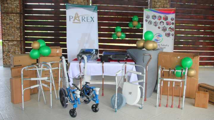 Parex entregó elementos médicos para Aguazul