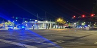 Police presence at gas station near 13th Street in Columbus
