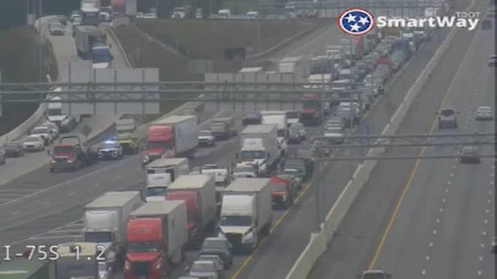Multiple agencies respond to multi-vehicle crash on I