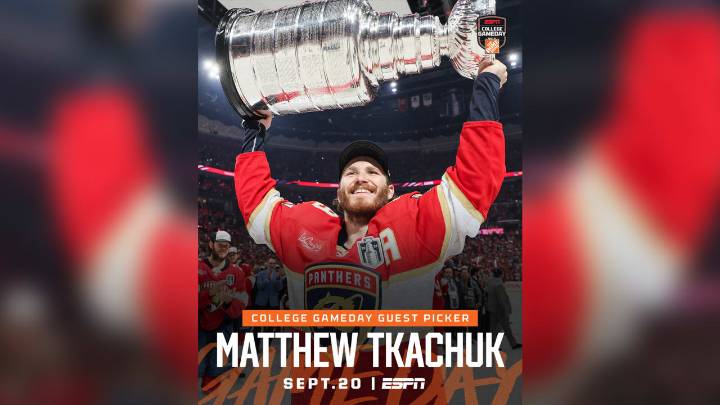 Tkachuk to join College GameDay as celebrity picker in Miami