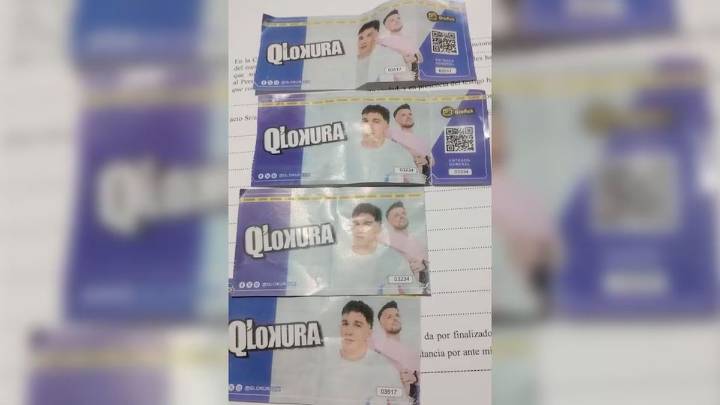 Ofrecía entradas falsas para un recital de cuarteto