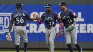 Mariners' rare challenge helps secure 2-0 win over Royals, tie Astros for first place in AL West