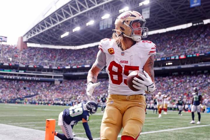 Report: 49ers TE George Kittle (hamstring) headed to IR