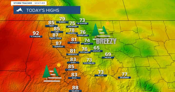 Weather Forecast: Cooler but still smoky Thursday