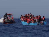Only 13 survivors from capsized boat carrying 74 refugees off Libya