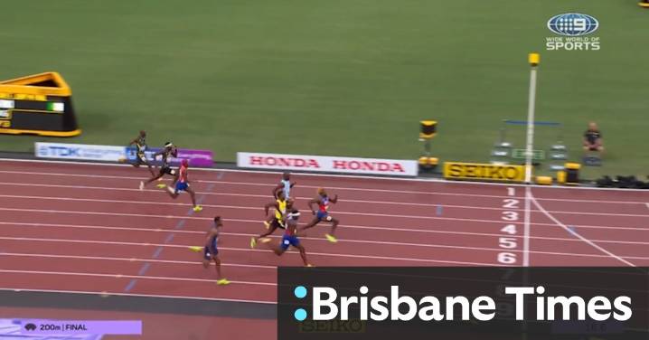 Lyles roars to 200m gold