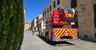 Incendio en una vivienda de la zona de la biblioteca Abraham Zacut