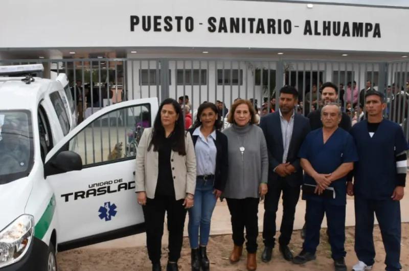 La ministra Natividad Nassif inauguró el nuevo Puesto Sanitario en Alhuampa