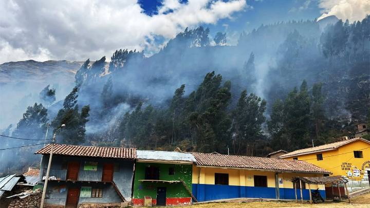 Incendio forestal de proporciones se registra en Accha