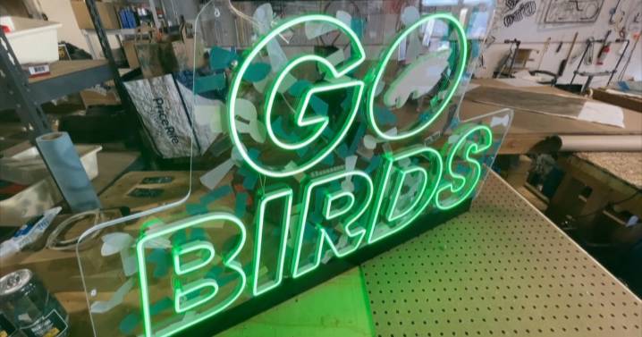 Meet the artists whose creation will light the way out of the tunnel for the Philadelphia Eagles