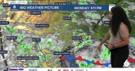 Mostly cloudy this afternoon with overnight showers and storms expected