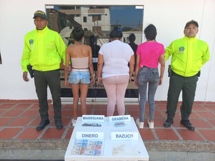Las capturaron en Paz de Ariporo por tráfico de estupefacientes