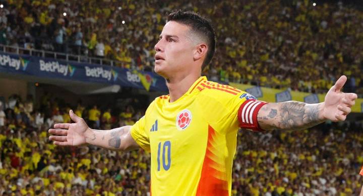 El verdadero rey: Las dos marcas que rompió James Rodríguez en el partido contra Bolivia