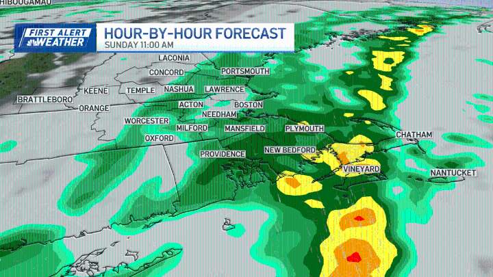 Weather radar: Rain Sunday after tornado in Mass. Saturday