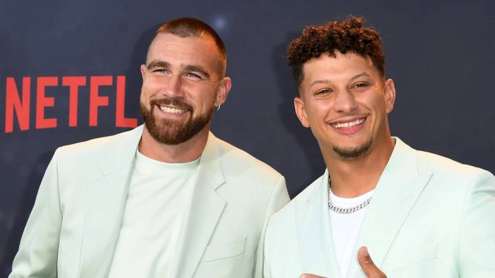 Travis Kelce splurges on birthday gifts for Chiefs teammate Patrick Mahomes including fine wines and watches worth $70k