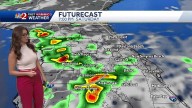 Coastal Morning Showers, More Afternoon Storms