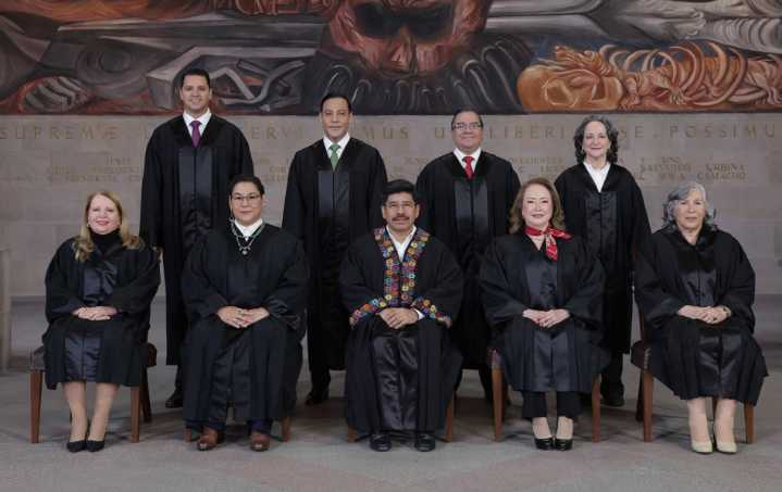 Revela SCJN foto oficial de nuevos ministros
