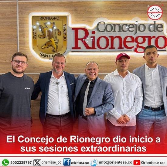 El Concejo de Rionegro dio inicio a sus sesiones extraordinarias