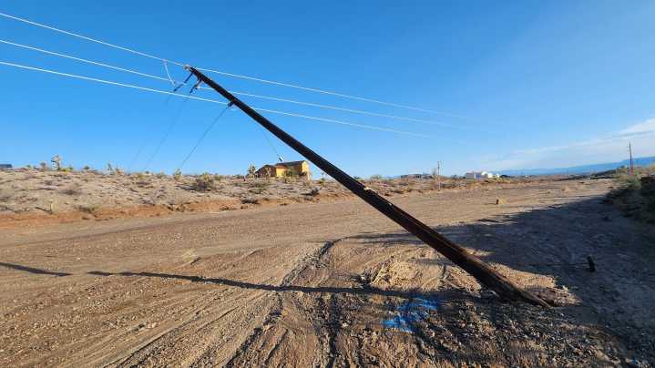 Meadview in northwestern Arizona loses power, water after major storm