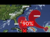 Hurricane Humberto strengthens in the Atlantic as another system develops