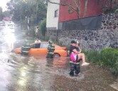 Lluvias en la CDMX: Le cae rayo a Tren Ligero y se registran inundaciones en Tlalpan