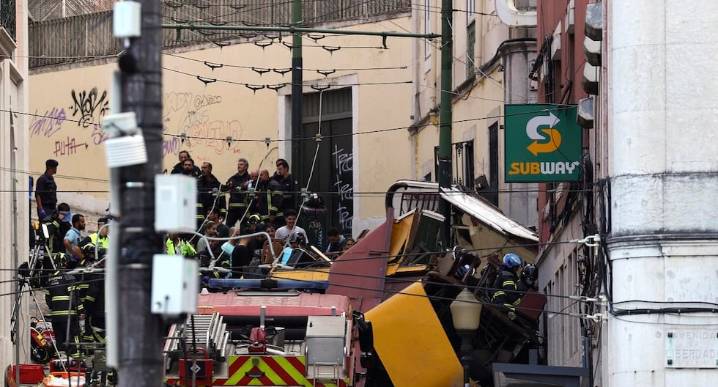 Portugal: Al menos 15 muertos y 18 heridos tras descarrilamiento de un funicular