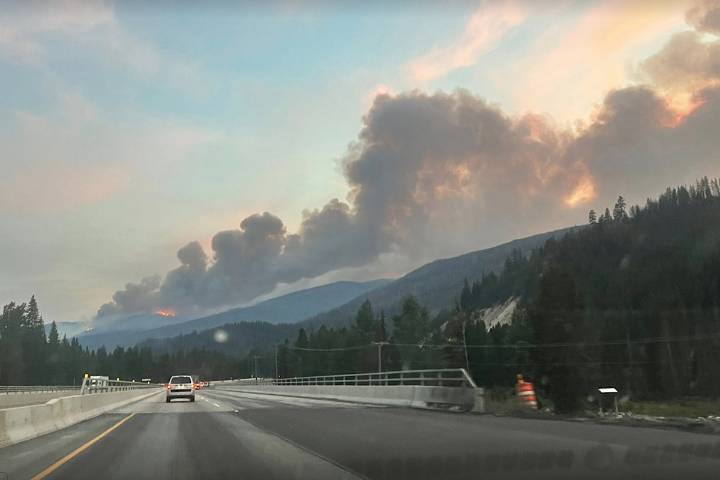 105 hectares wildfire discovered close to Coquihalla Highway near Hope