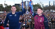 Feline good: Lions and Cats fans turn out to AFL parade