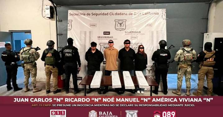 Detallan aspectos sobre detención de célula criminal y armamento incautado en Rumorosa