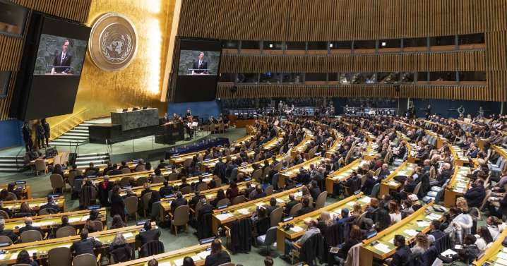 Reunión plenaria de alto nivel en la Asamblea general de la ONU