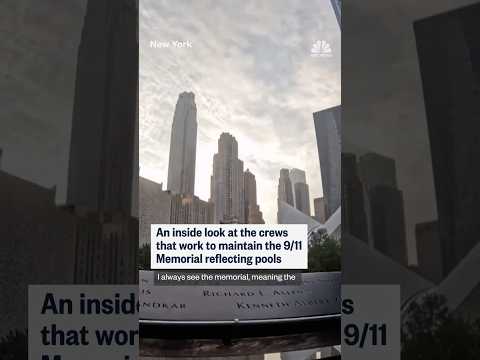 An inside look at the crews that work to maintain the 9/11 Memorial reflecting pools