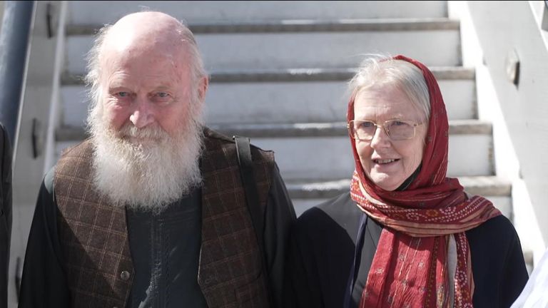 We'll return to Afghanistan if we can, say British couple detained by Taliban for more than seven months