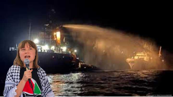 Barco de la Flotilla Sumud presuntamente fue atacado por un dron en el puerto de Túnez