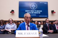 Nigel Farage labelled ‘Putin loving freespeech sycophant’ at US Congress hearing