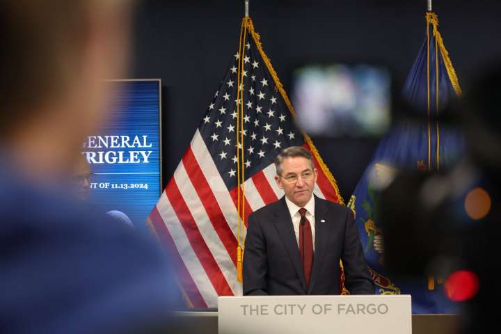 North Dakota Attorney General Drew Wrigley to hold press conference tomorrow in Fargo