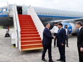 Kazakh DPM Murat Nurtleu arrives in Pakistan on two