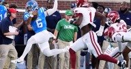 Backup QB Trinidad Chambliss shines in surprise start as No. 17 Ole Miss outlasts Arkansas 41