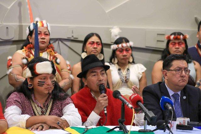 Indígenas de Ecuador no dará «ni un paso a atrás» ante Noboa